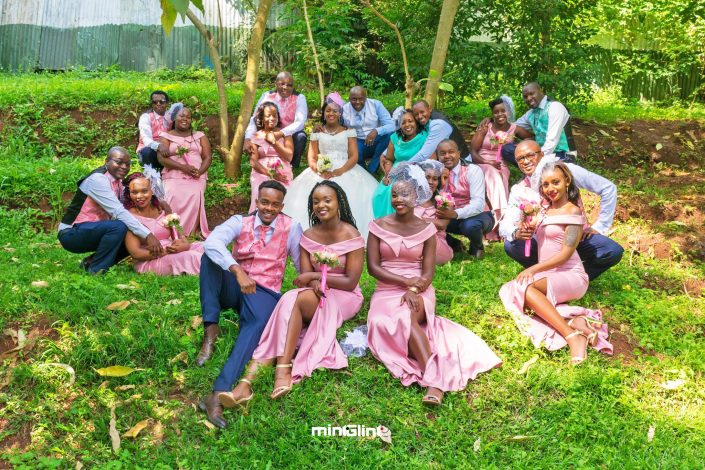 Wedding Photography by Mint Glint Media; The Bride, Groom and their Bridal party