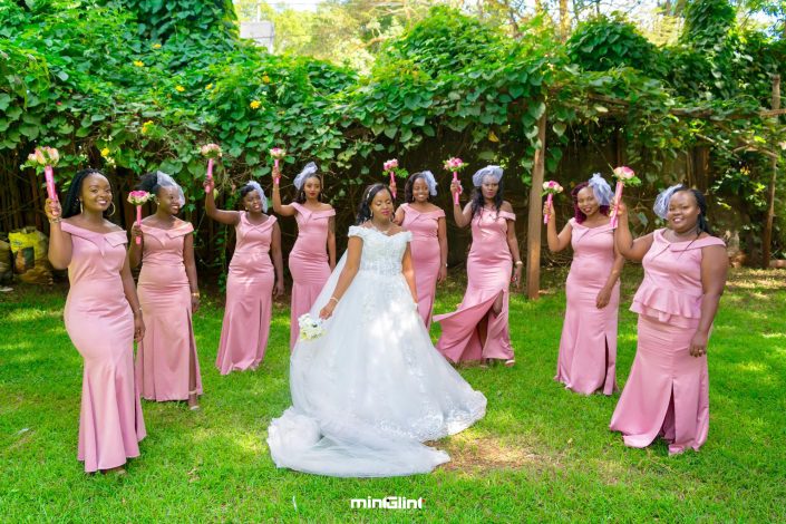 Wedding Photography by Mint Glint Media; The Bride and her Bridesmaids