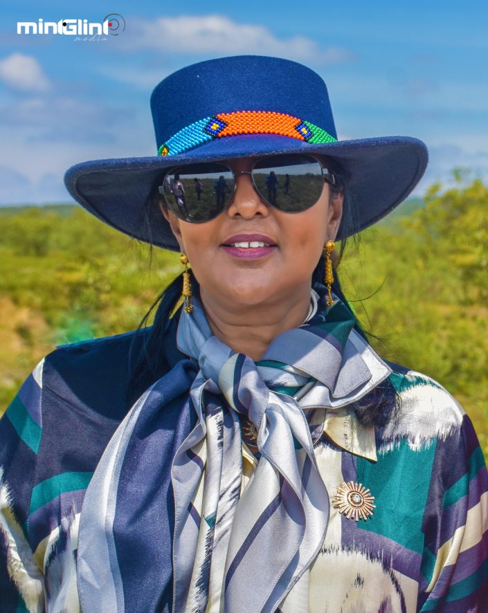 Cabinet Secretary for Sports, Heritage and Culture Ambassador Amina Mohamed at the 2019 Safari Rally