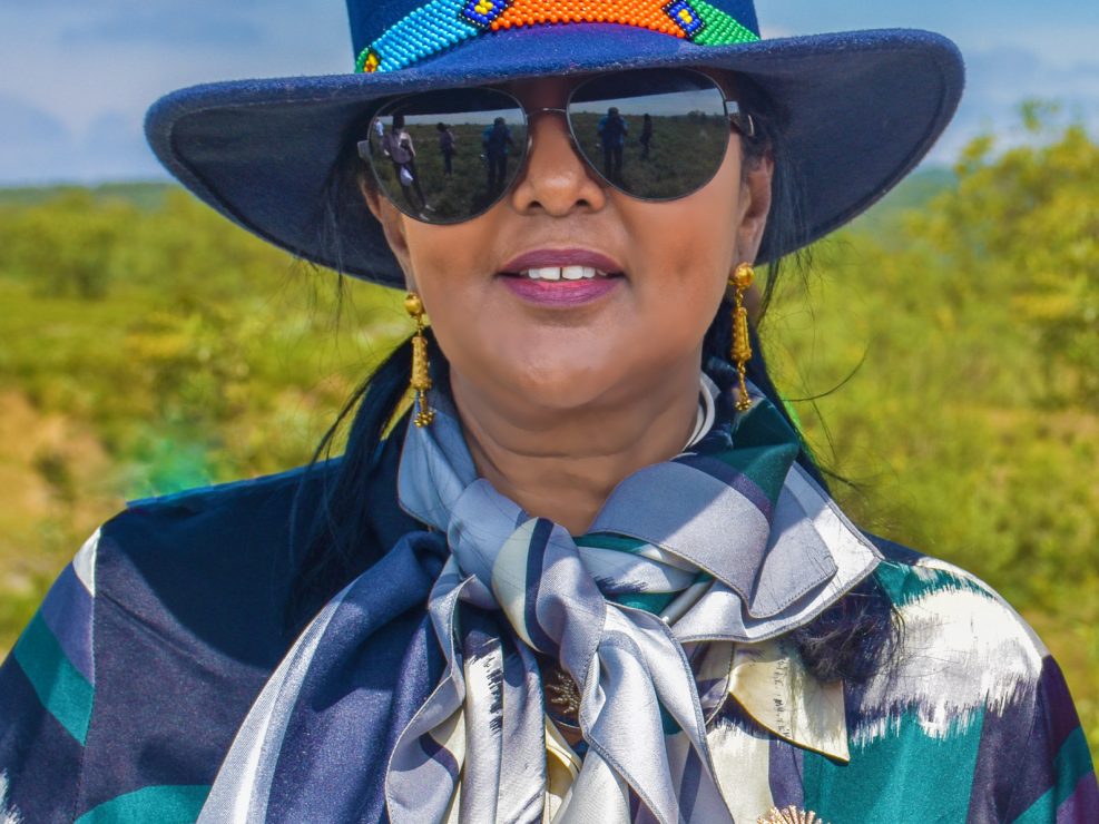 Cabinet Secretary for Sports, Heritage and Culture Ambassador Amina Mohamed at the 2019 Safari Rally