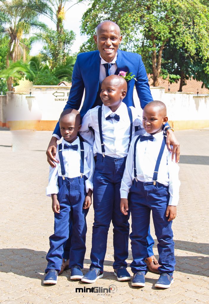 Wedding Photography by Mint Glint Media; The Groom with Pageboys