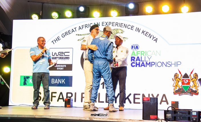 At the age of 24, McRae Kimathi, named after the three-Safari Rally winner and sone to veteran Rally driver and the current CEO of Safari Rally Project, was the youngest finisher of the 2019 Safari Rally placing 21st.