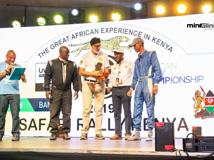 At the age of 24, McRae Kimathi, named after the three-Safari Rally winner and sone to veteran Rally driver and the current CEO of Safari Rally Project, was the youngest finisher of the 2019 Safari Rally placing 21st.