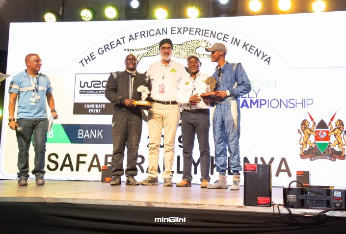 At the age of 24, McRae Kimathi, named after the three-Safari Rally winner and sone to veteran Rally driver and the current CEO of Safari Rally Project, was the youngest finisher of the 2019 Safari Rally placing 21st.