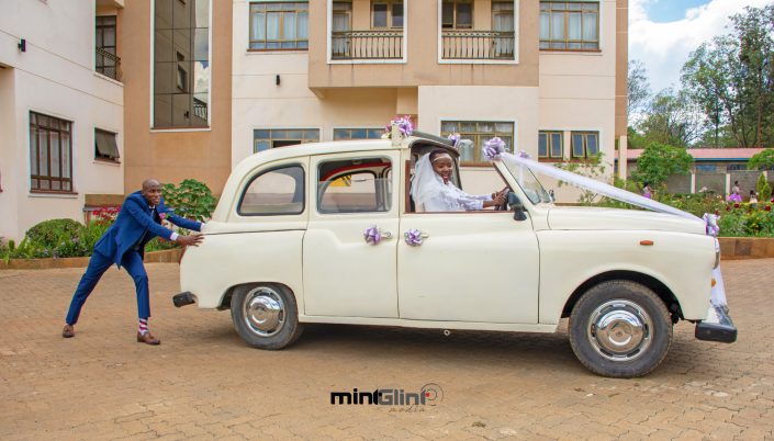 Bride and Groom formal wedding shoot; Wedding photography by Mint Glint Media