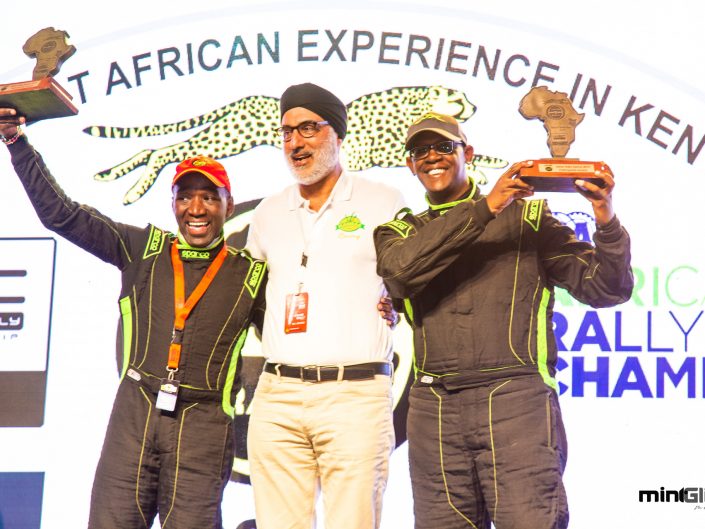 The State House Chief of Staff and the Head of President's Delivery Unit, Nzioka Waita and his navigator Laban-Cliff Onserio among 27 2019 Safari Rally finishers