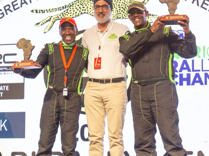 The State House Chief of Staff and the Head of President's Delivery Unit, Nzioka Waita and his navigator Laban-Cliff Onserio among 27 2019 Safari Rally finishers