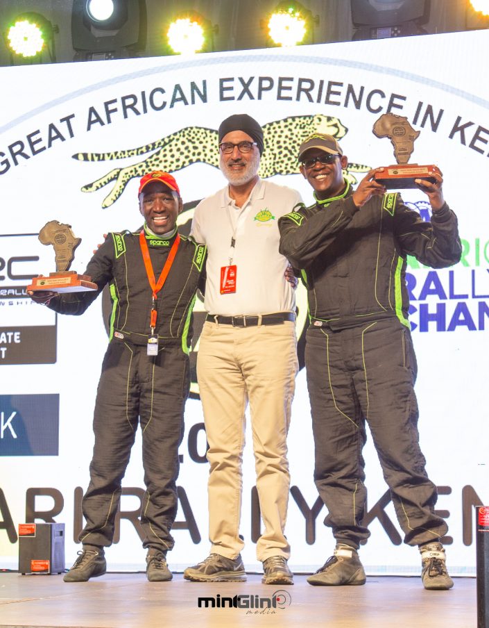 The State House Chief of Staff and the Head of President's Delivery Unit, Nzioka Waita and his navigator Laban-Cliff Onserio among 27 2019 Safari Rally finishers