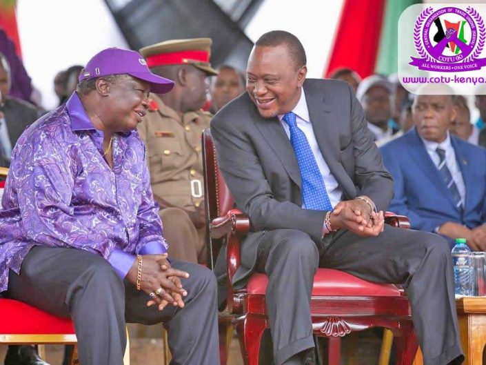 Labour Day Celebration President Uhuru Kenyatta and COTU-K Secretary General Francis Atwoli photography by Mint Glint Media