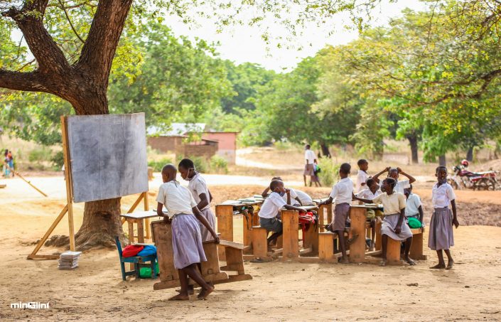 Documentary Photography- Pupils of Tandai Primary school in Kilifi learning under the tree