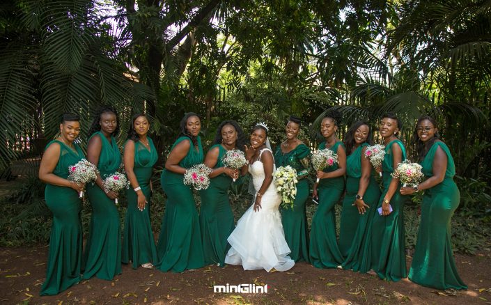 Bride and her Bridal Team; Trust Mint Glint Media with your wedding photography and filming needs and we promise to vividly capture and freeze the treasured moments.