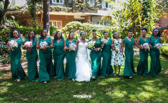 Bride and her Bridal Team; Trust Mint Glint Media with your wedding photography and filming needs and we promise to vividly capture and freeze the treasured moments.