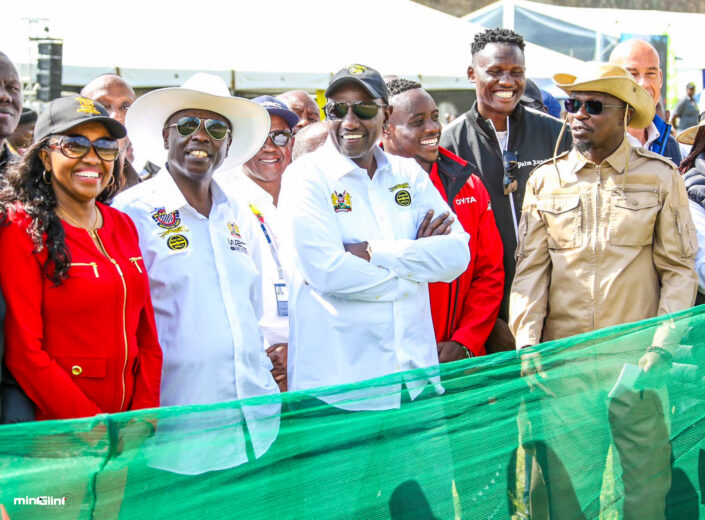 President of Kenya His Excellence Wiliam Ruto at the 2023 WRC Safari Rally