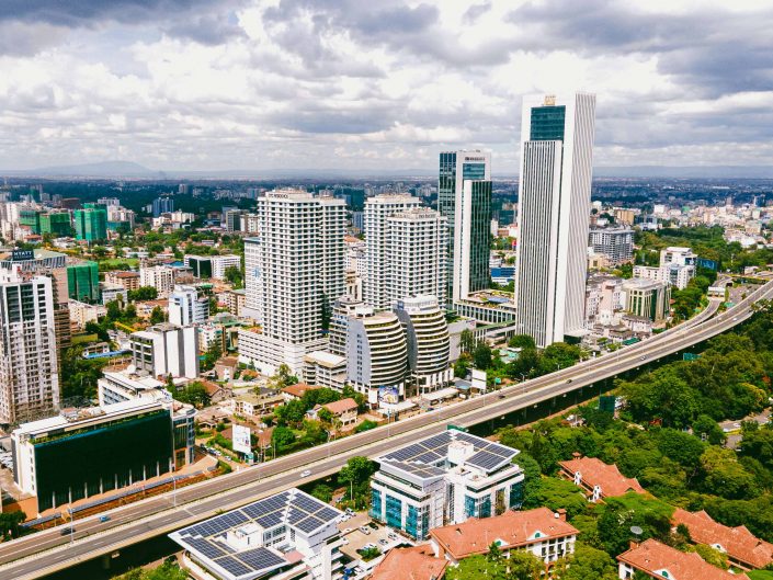 Nairobi Skyline; Drone Aerial Photography & Video Filming