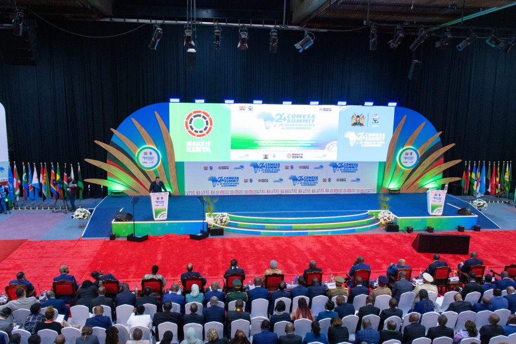 Comesa 2025 staging done by mintglint audio visual the best audio visual company in nairobi kenya company in