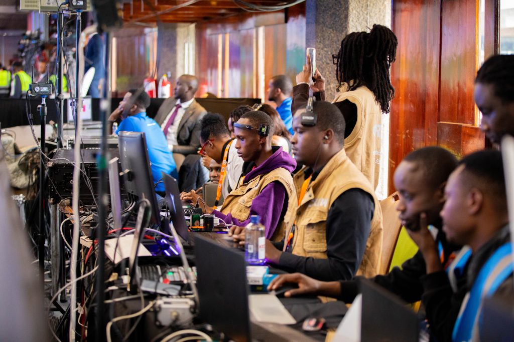 Comesa 2025 sound technicians from mintglint audio visual the best audio visual company in nairobi kenya company in